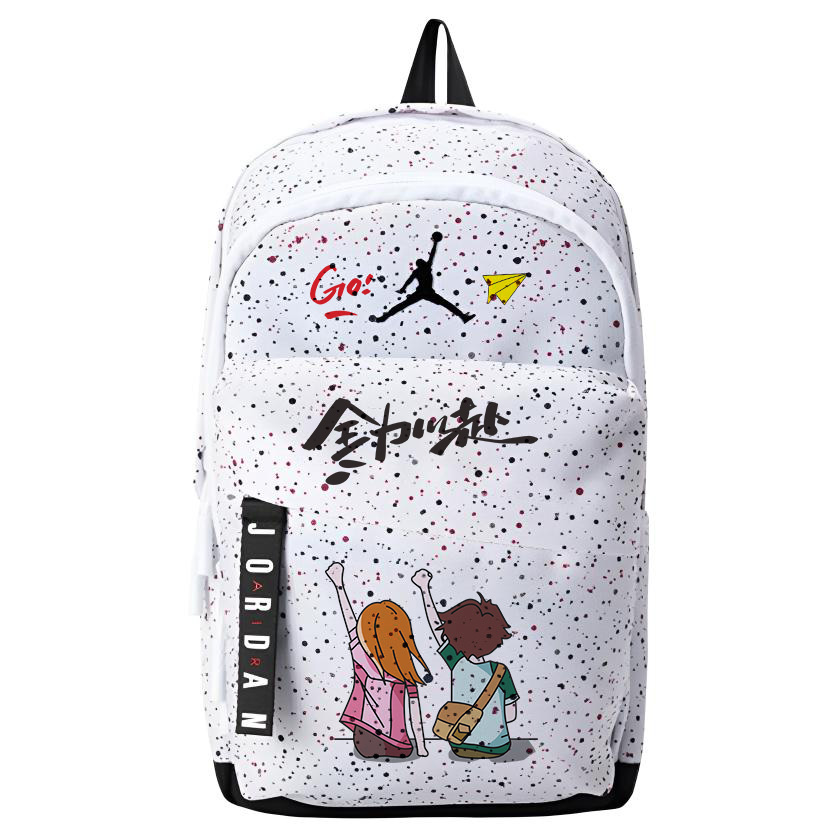 

Jordan Полиэстеровый рюкзак с термопереносом унисекс белый, All-Out Effort