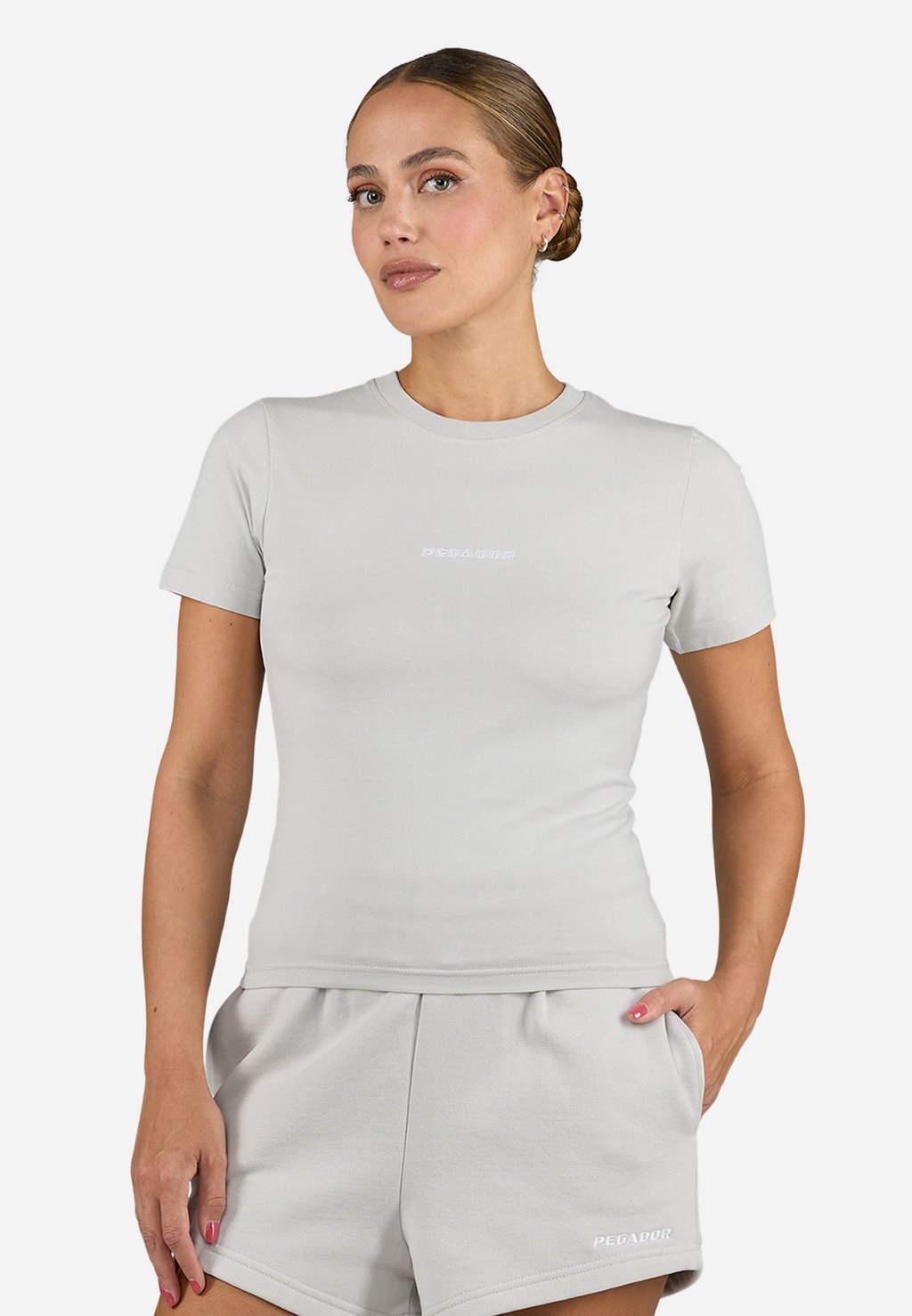 

Базовая футболка YONA SLIM TEE Pegador, светло-серый