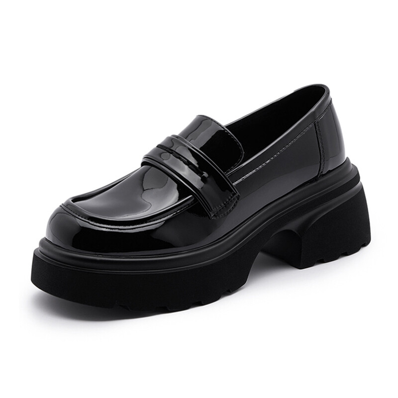 Туфли женские повседневные Women's Casual Shoes Women's A Poinsettia Princess, цвет Black Patent Leather — фото 2