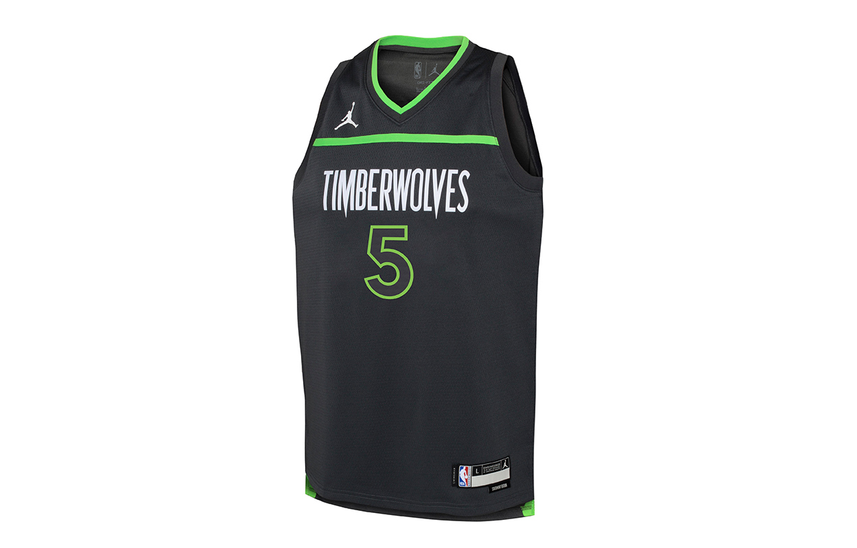 

X Баскетбольная майка НБА для подростков Nike, timberwolves away