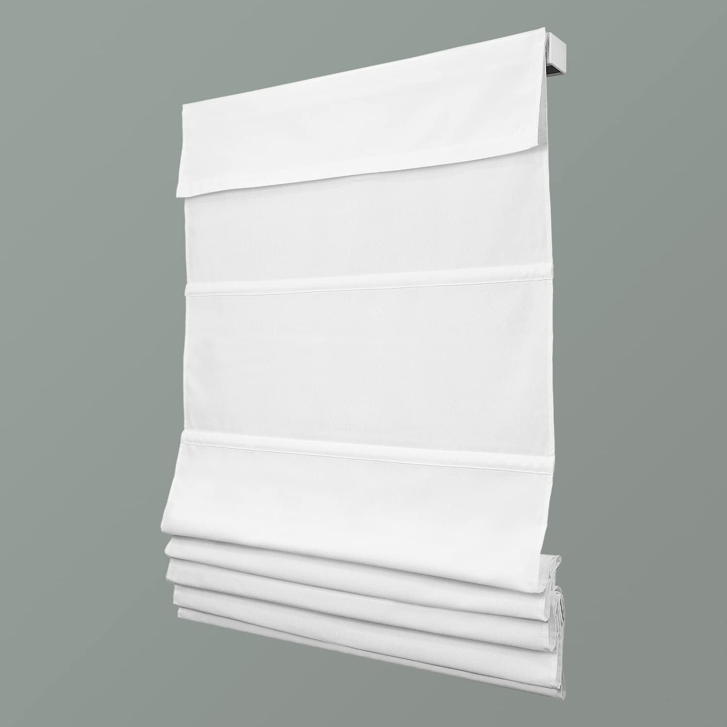 

Римская штора блэкаут LUMI HOME FURNISHINGS 30 x 64 дюйма, белый