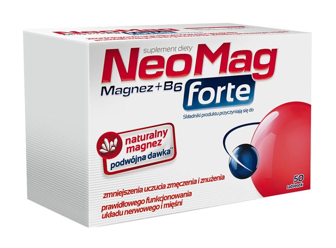 

Neomag Forteтаблетки магния, 50 шт.