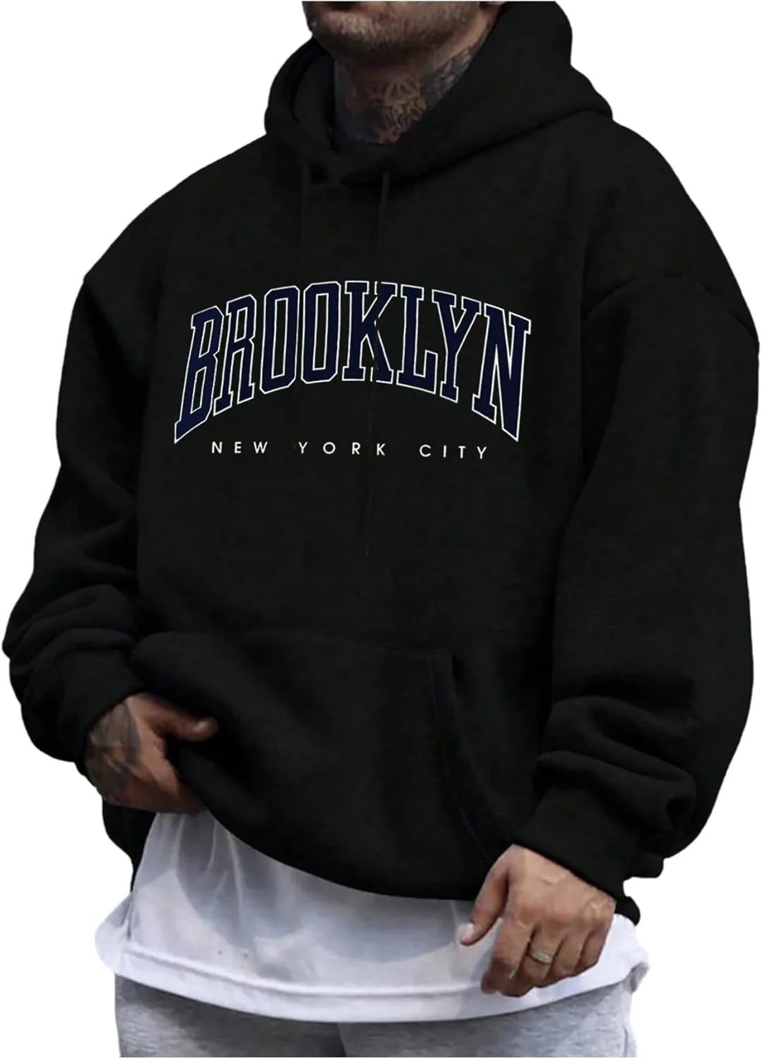 

SOLY HUX худи с принтом, оверсайз, свободный крой