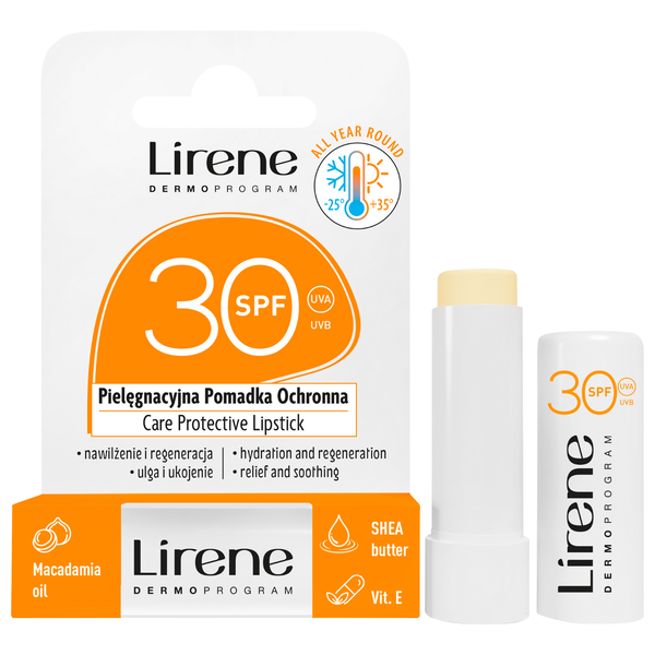 

Защитная губная помада с spf30, 4,6 г Lirene