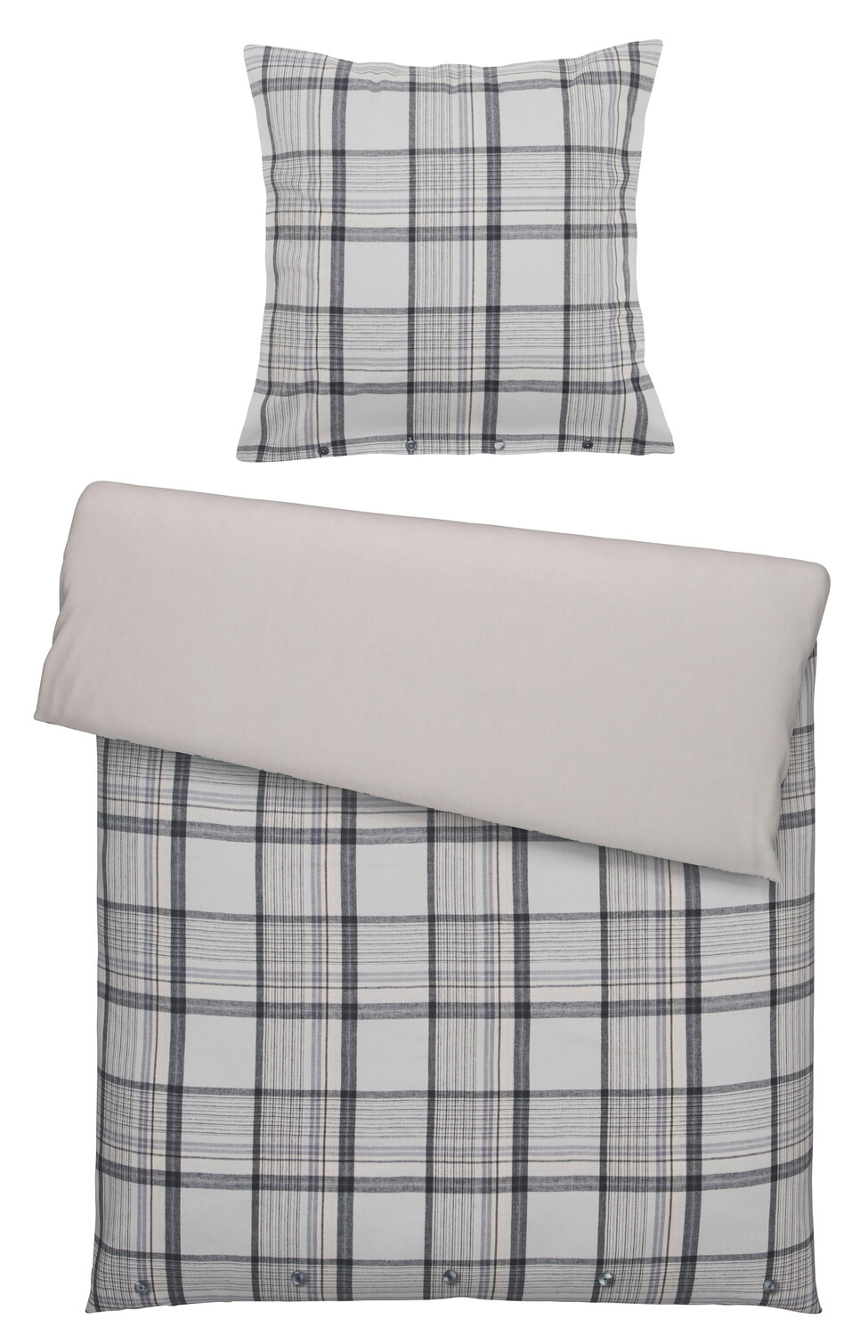 

Двустороннее постельное белье Dieter Knoll, 135x200 см, серо-коричневый