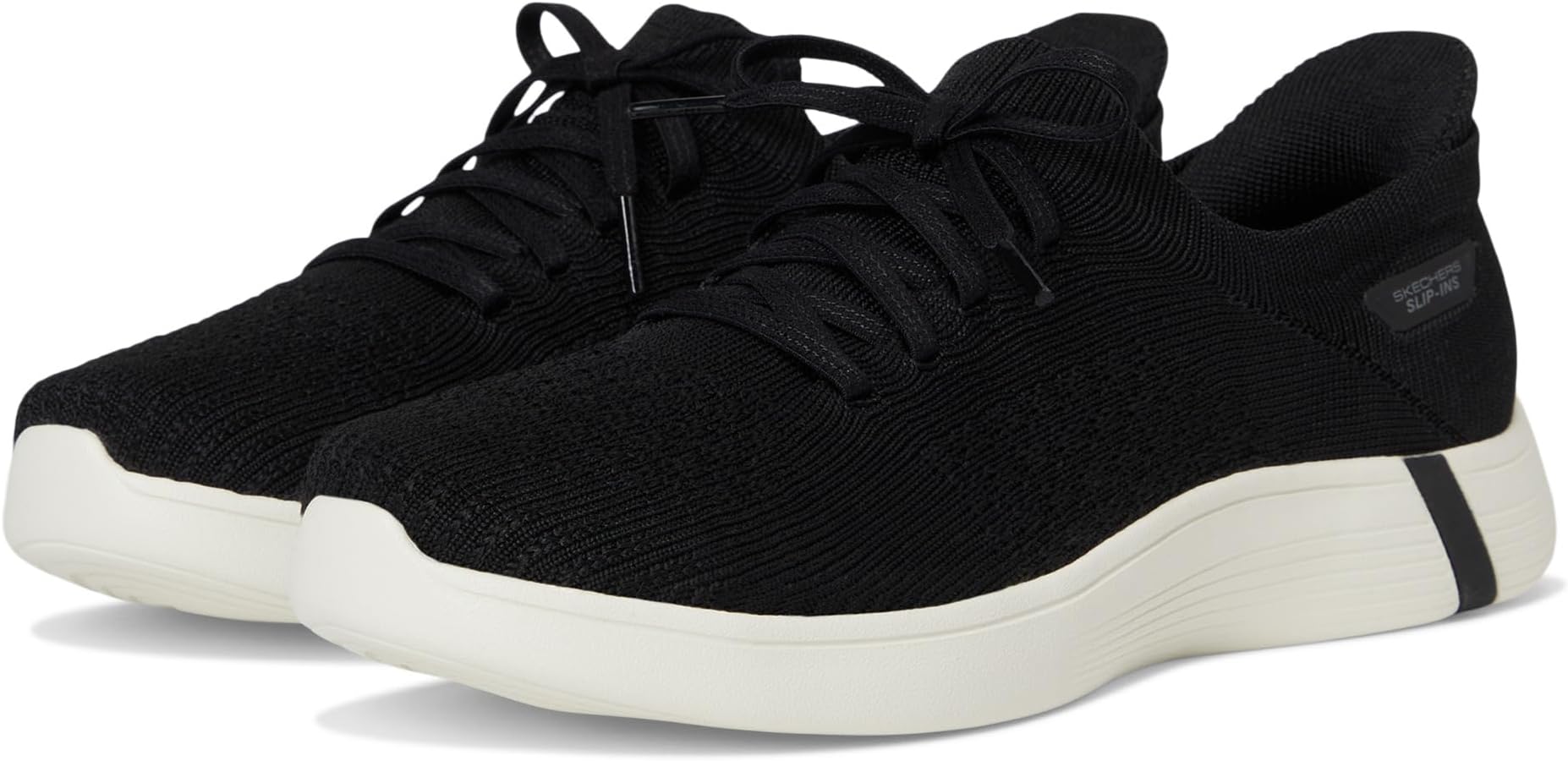 Кроссовки SKECHERS Performance On-The-Go Hands Free Slip-ins Swift w/ Knit Fit, черный/белый