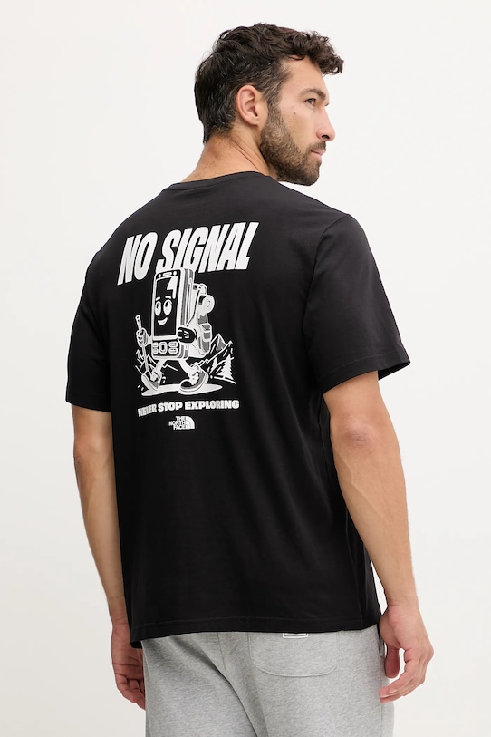 

Хлопковая футболка No Signal The North Face, черный