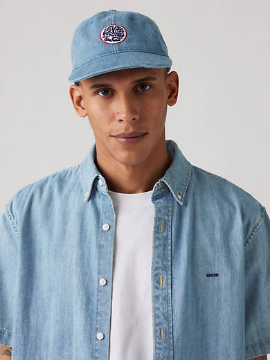 

Графическая кепка Essential Levi's, цвет Light Blue - Light Wash