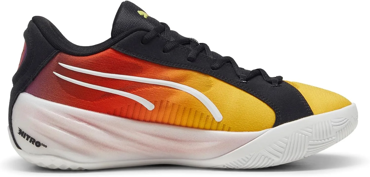 Мужские кроссовки PUMA All-Pro Nitro Showtime, желтый/фиолетовый — фото 4