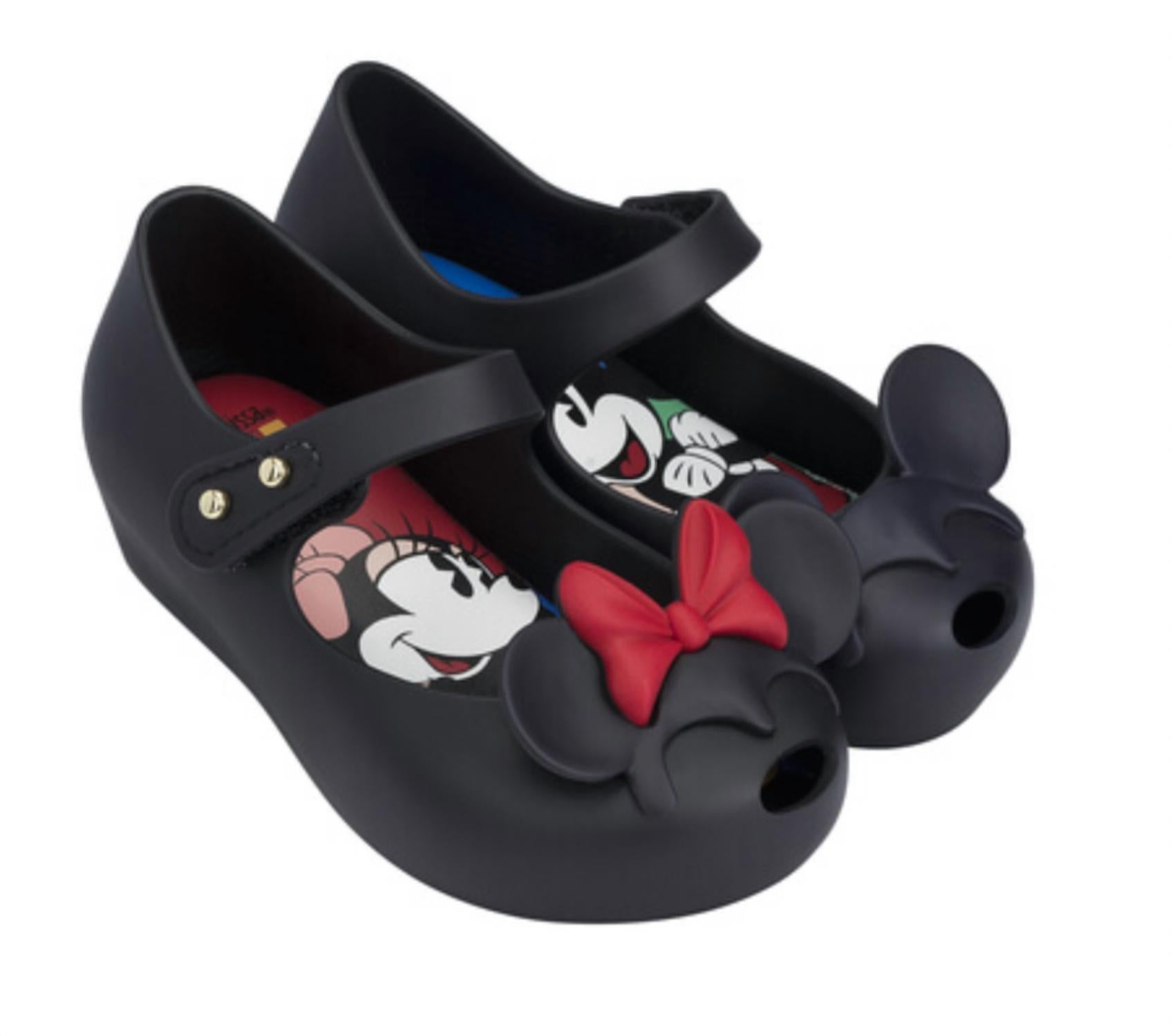 

Детские сандалии Ultragirl + Disney Twins Ii черного цвета Mini Melissa