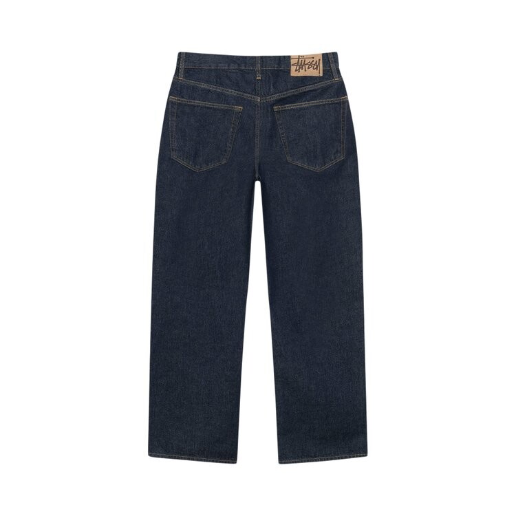 Джинсы Stussy Relaxed Denim Jean, цвет Rinsed Indigo — фото 2