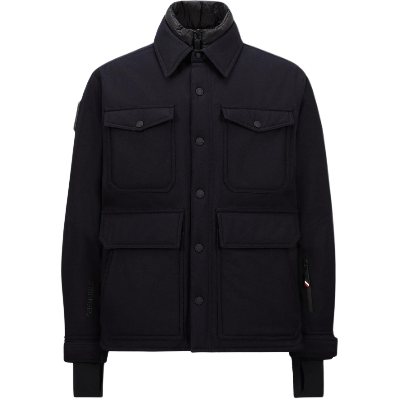 

Moncler Grenoble Куртка утепленная с логотипом Moncler, Blue
