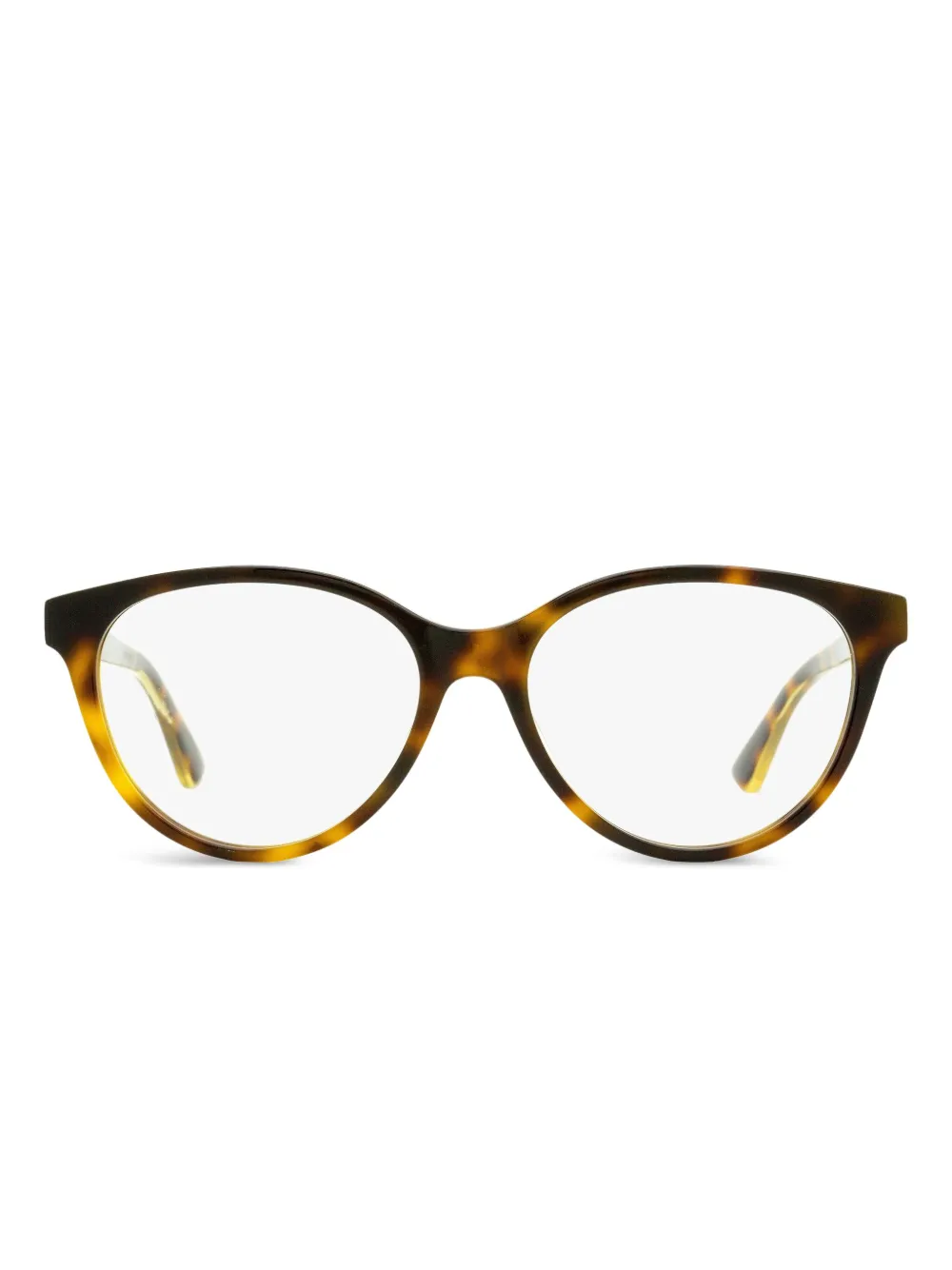 

Очки кошачий глаз с веб-подробностями Gucci Eyewear, коричневый
