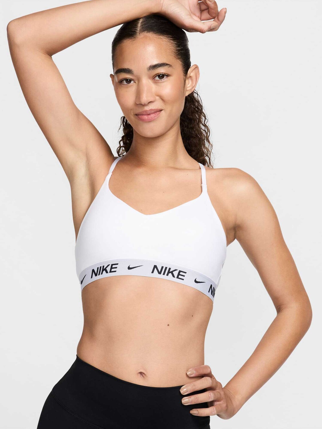 

Спортивный бюстгальтер Nike W NK DF INDY LGT SPT BRA, белый