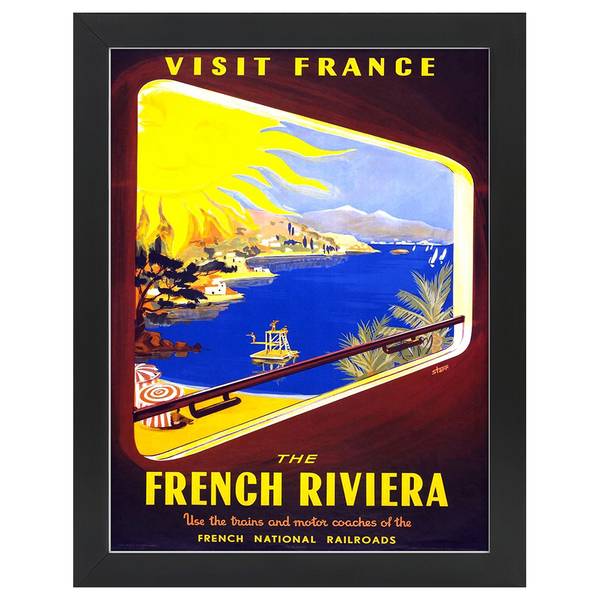 

Рамка для фотографий LegendArte Poster French Riviera, черный