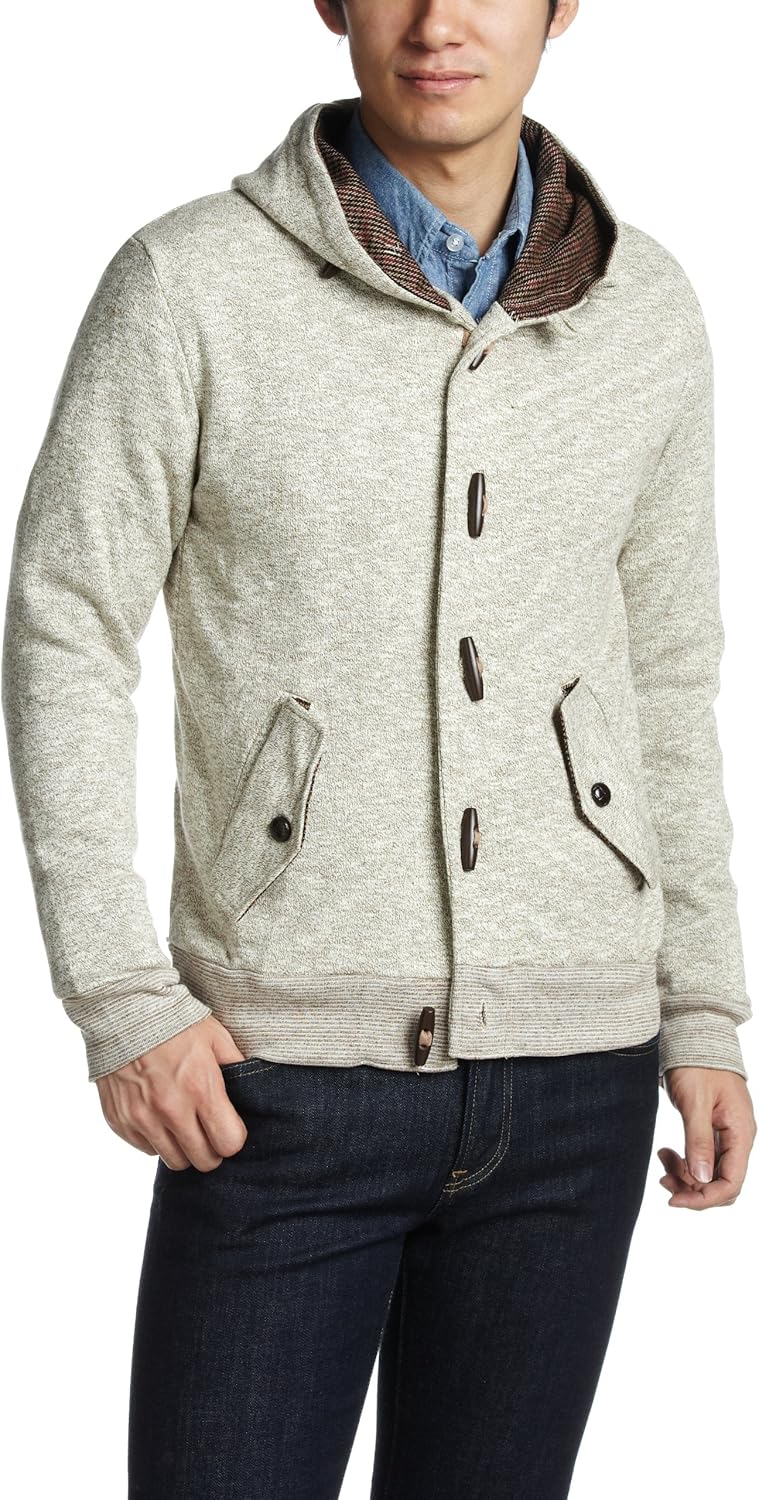 

Толстовка PINK PONC из грубого меланжевого флиса с подкладкой и застежкой на пуговицы Pincponc, коричневый