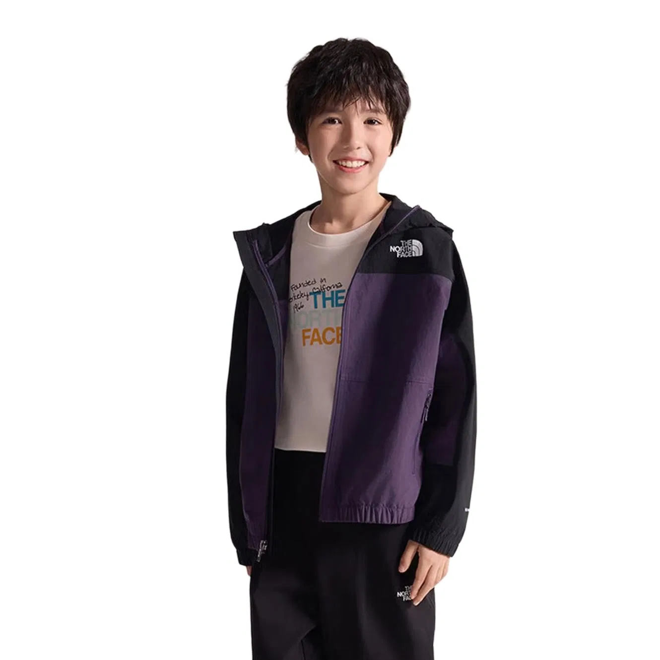 Куртка для детей The North Face Outdoor Wear Kids' фиолетово-черная