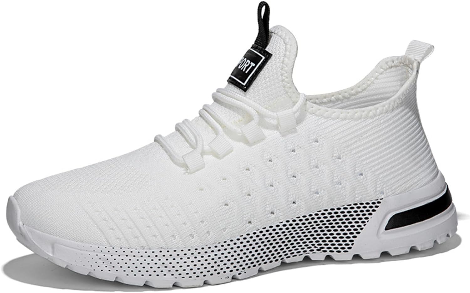 

Мужские легкие слипоны для ходьбы: дышащая сетка, противоскользящие. Идеально подходят для тенниса, бега и тренировок. Модный дизайн Kpdwfms, белый
