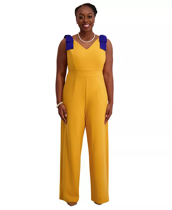 

Женский комбинезон с завязками, Regular & Plus Size Kasper, золотой