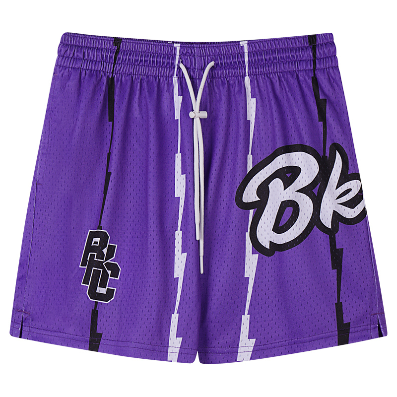 

Мужские баскетбольные шорты Unisex BKCXZICE, фиолетовый