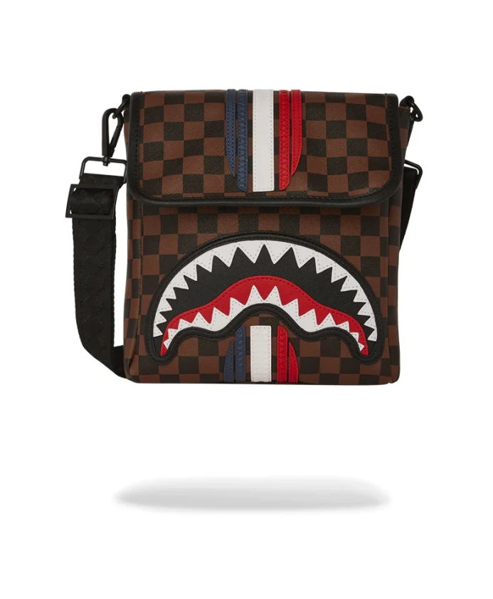 

Французская сумка-мессенджер через плечо с машинным механизмом Sprayground, коричневый