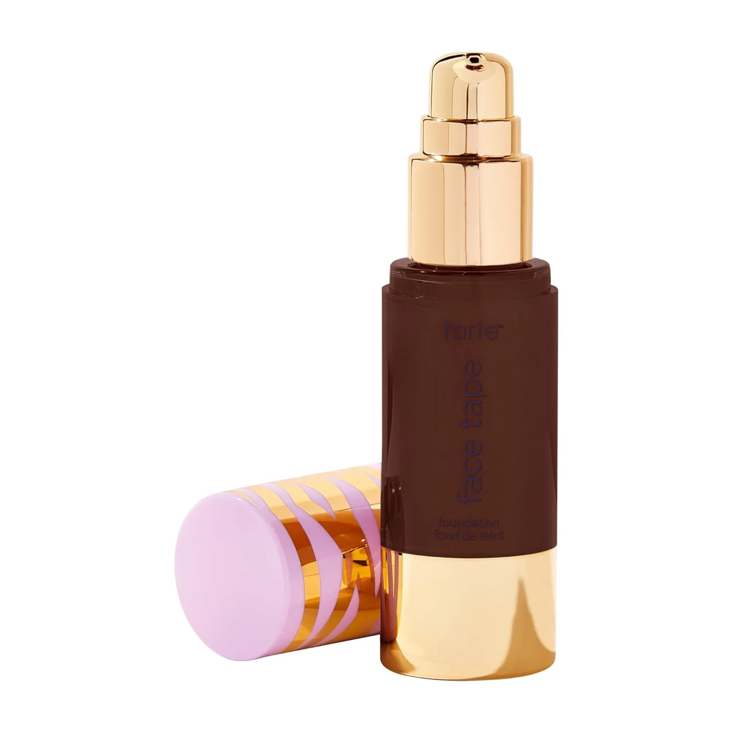 tarte face tape foundation - тональная основа полного покрытия на 12 часов, водостойкая, увлажняющая и разглаживающая с натуральным матовым финишем, комфортная и стойкая, веганская и cruelty-free, 61H espresso (very deep skin with warm, peach un...