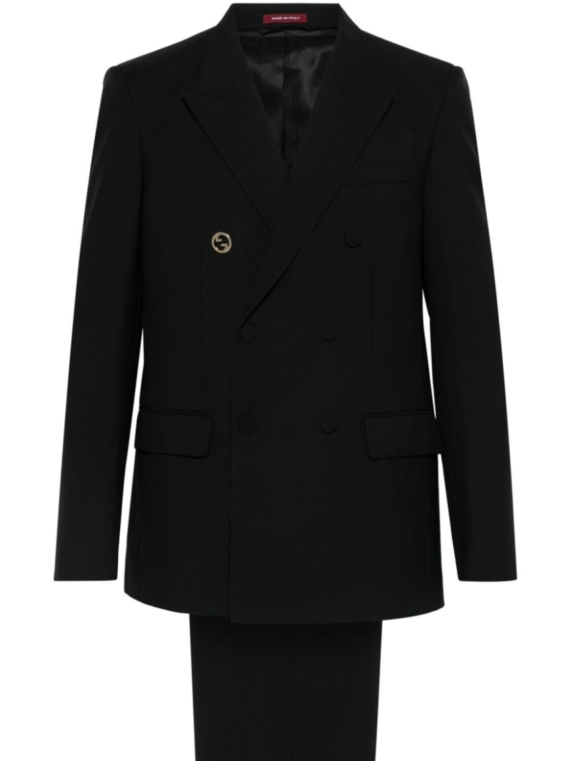 

Gucci костюм с логотипом Interlocking G, черный