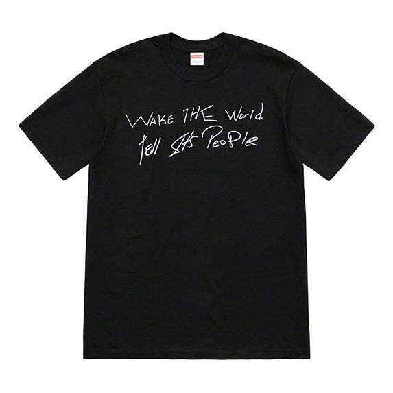 

Футболка ss19 buju banton wake the world tee Supreme, черный