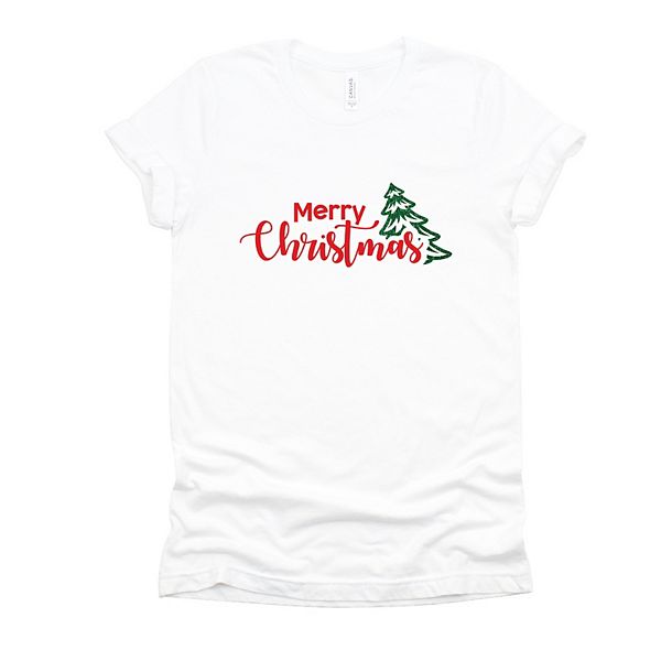 

Футболка с коротким рукавом Merry Christmas Glitter Tree Simply Sage Market, White, Белый, Футболка с коротким рукавом Merry Christmas Glitter Tree Simply Sage Market, White