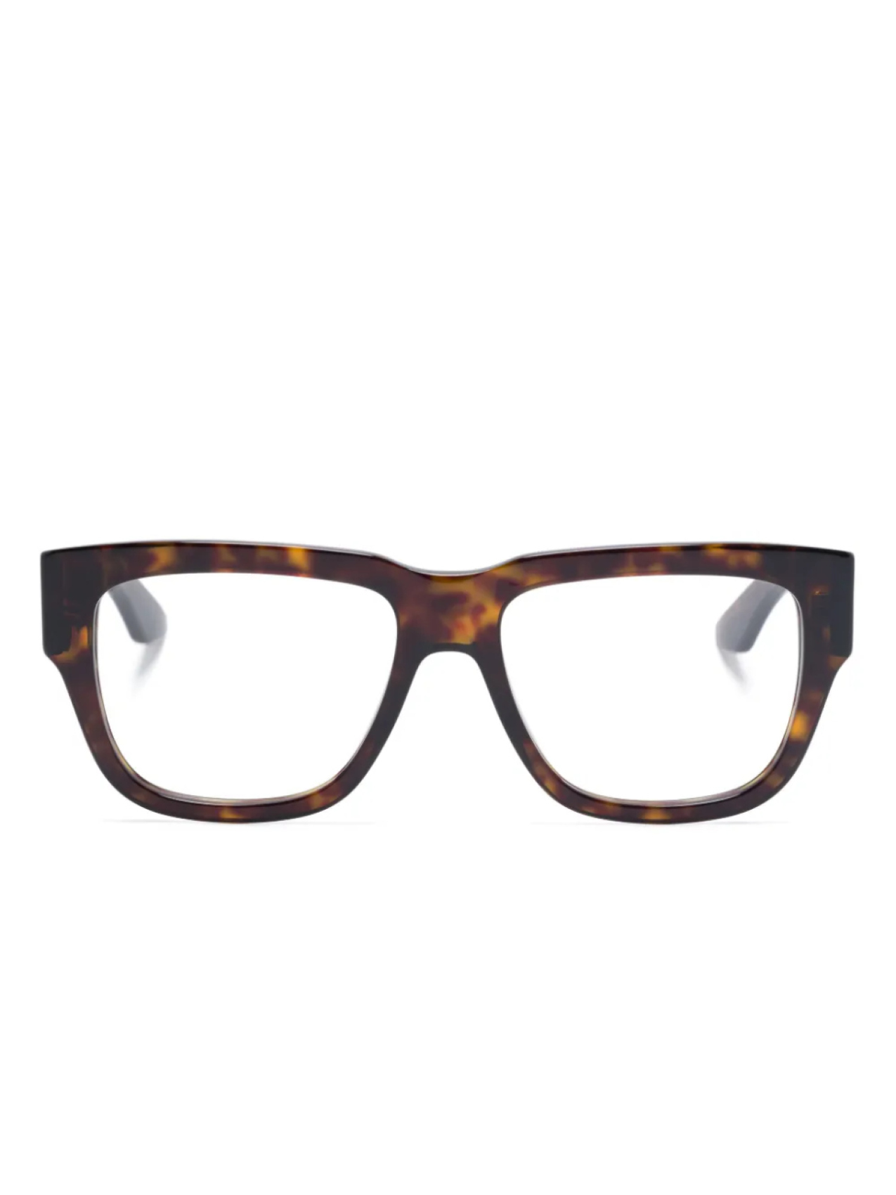 

Alexander McQueen Eyewear очки в квадратной оправе, коричневый