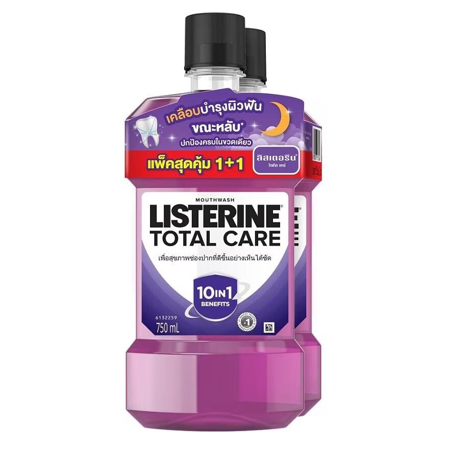 

Listerine Ополаскиватель для рта Total Care 750 мл. Двойной пакет, Purple
