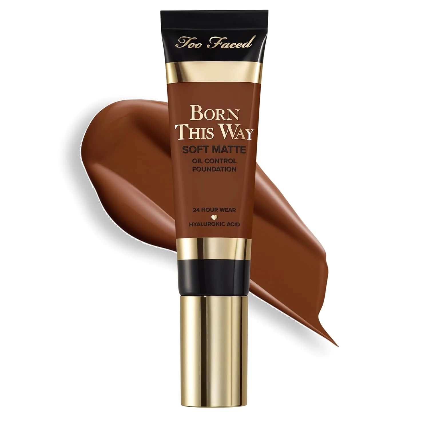 Тональный крем Too Faced Born This Way Soft Matte Foundation | Увлажняющий, матирующий, водостойкий тональный крем, контролирующий жирность кожи в течение всего дня, 30 мл, 27 Cocoa (Deepest with Neutral Undertones)