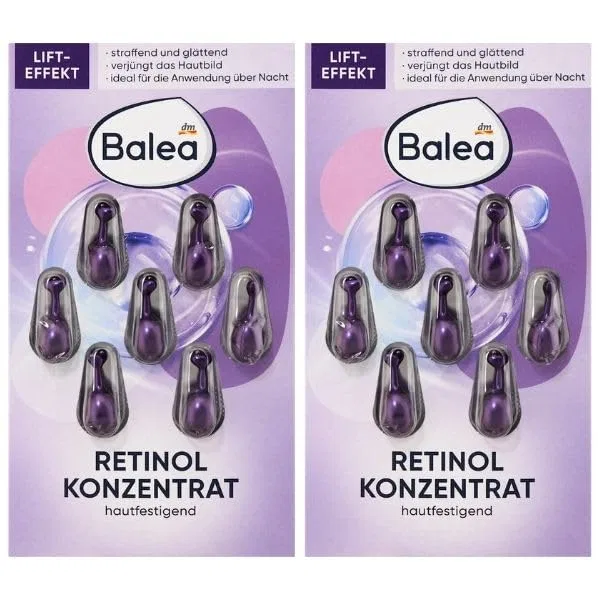 Сыворотка Balea — Капсулы-концентрат для лица с витамином C, Q10, ретинолом и бакучиолом Generisch