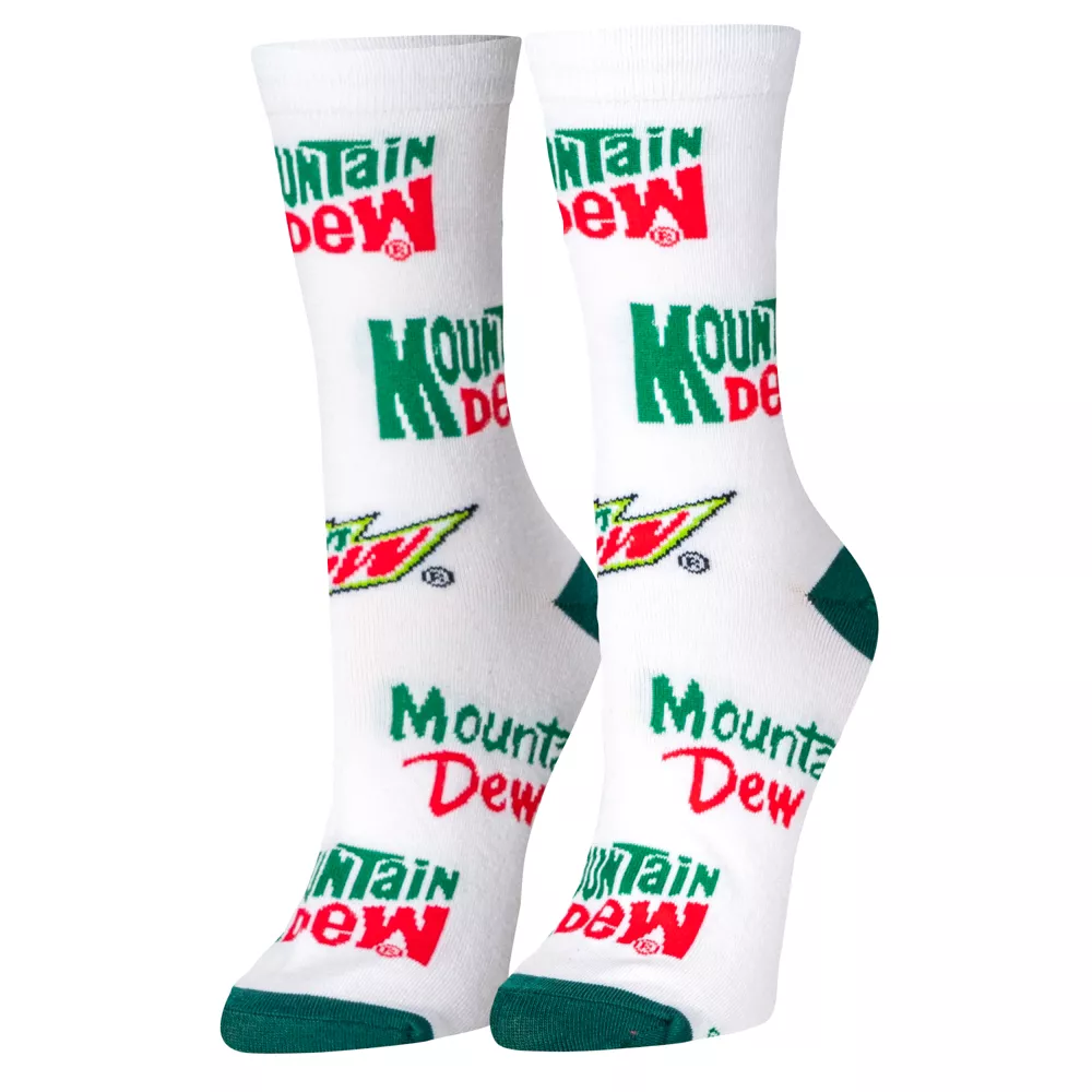 

Crazy Socks, Mountain Dew (Med), забавные новинки носки, средние