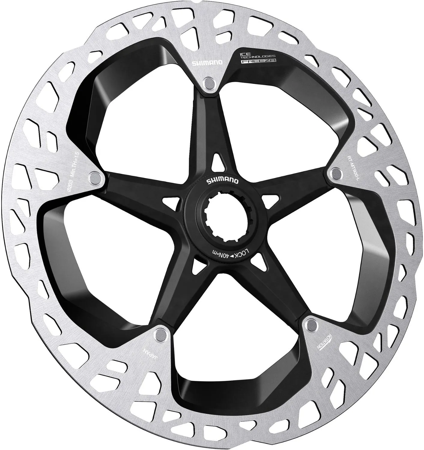 

Центральный дисковый ротор XTR MT900 с кольцом Shimano, None
