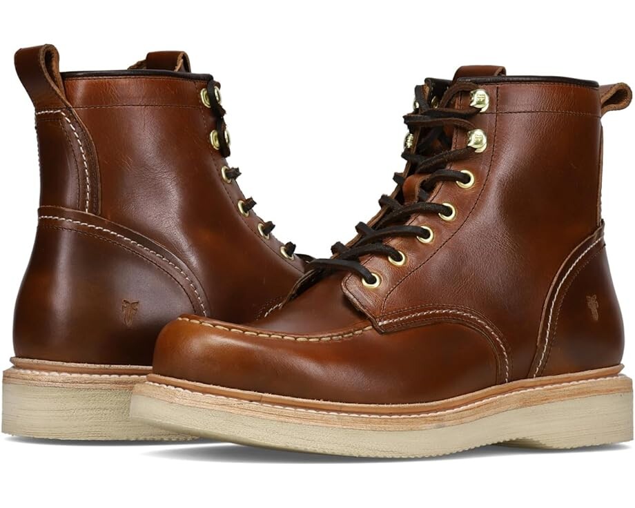 

Ботинки Frye Hudson Workboot Wedge, цвет Saddle