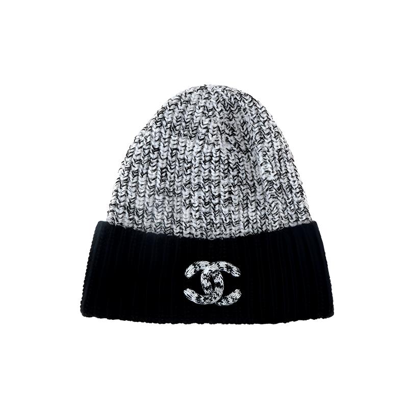 

CHANEL Серая женская кашемировая шапка, Gray