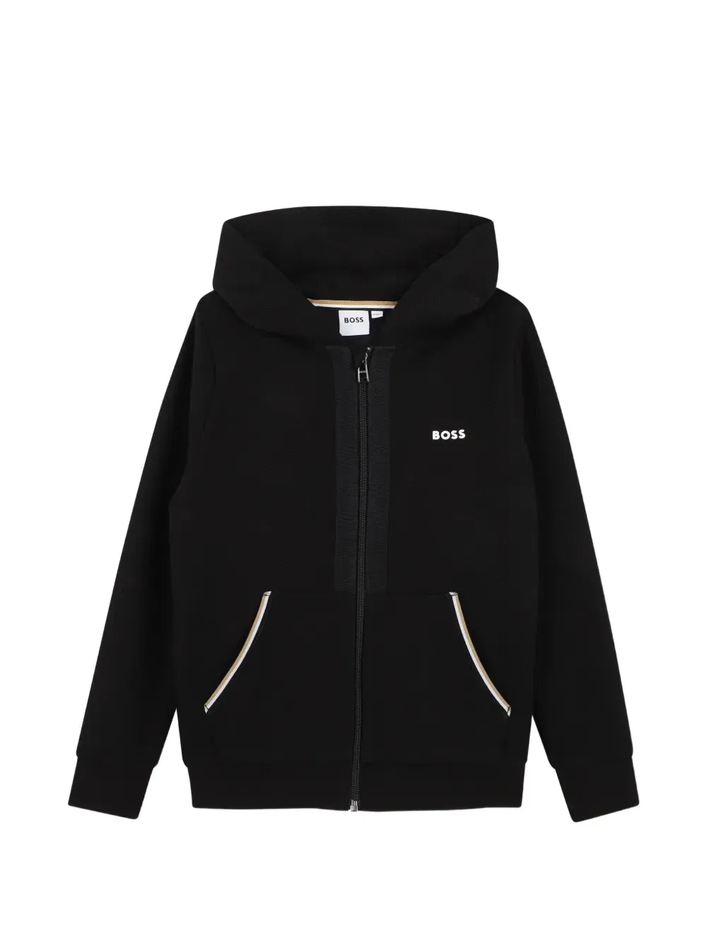 Спортивный костюм на молнии Boss Kidswear, черный — фото 3