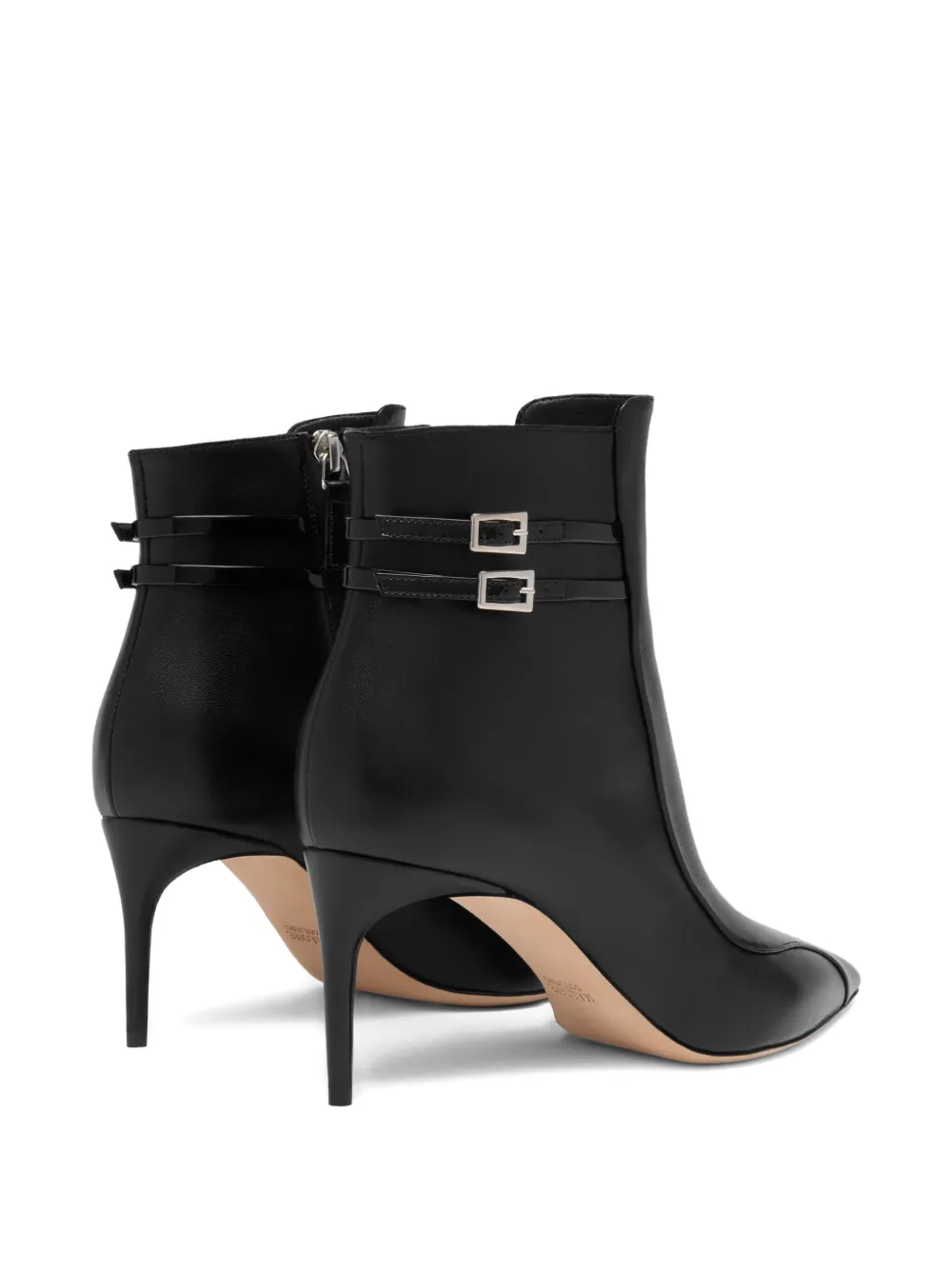 Ботильоны Giordana 70 с пряжками Malone Souliers, черный — фото 3