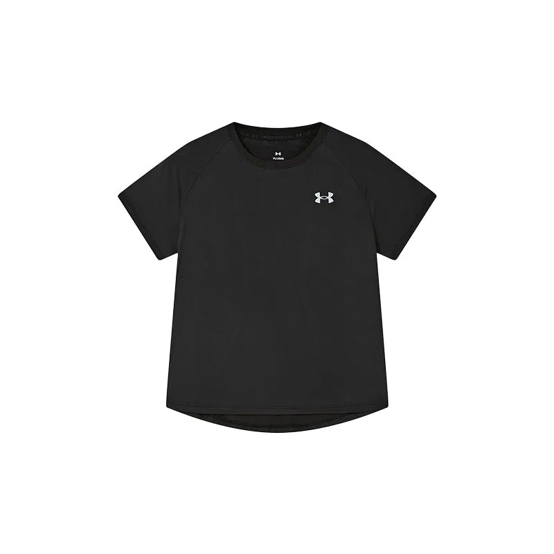 Футболка с коротким рукавом Under Armour Quick Dry для детей, черная