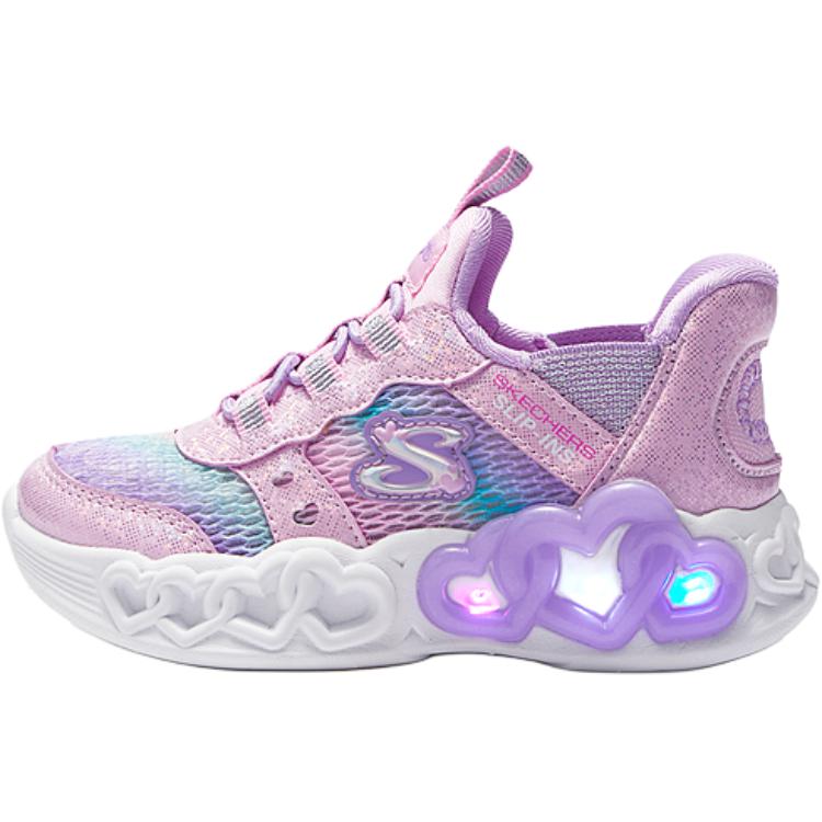 

Низкие противоскользящие износостойкие кроссовки для малышей SKECHERS GIRLS для младенцев и малышей Skechers Kids, розовый