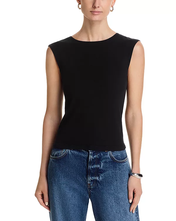 

Футболка-Майка Эланор в стиле 90-х Perfectwhitetee, черный