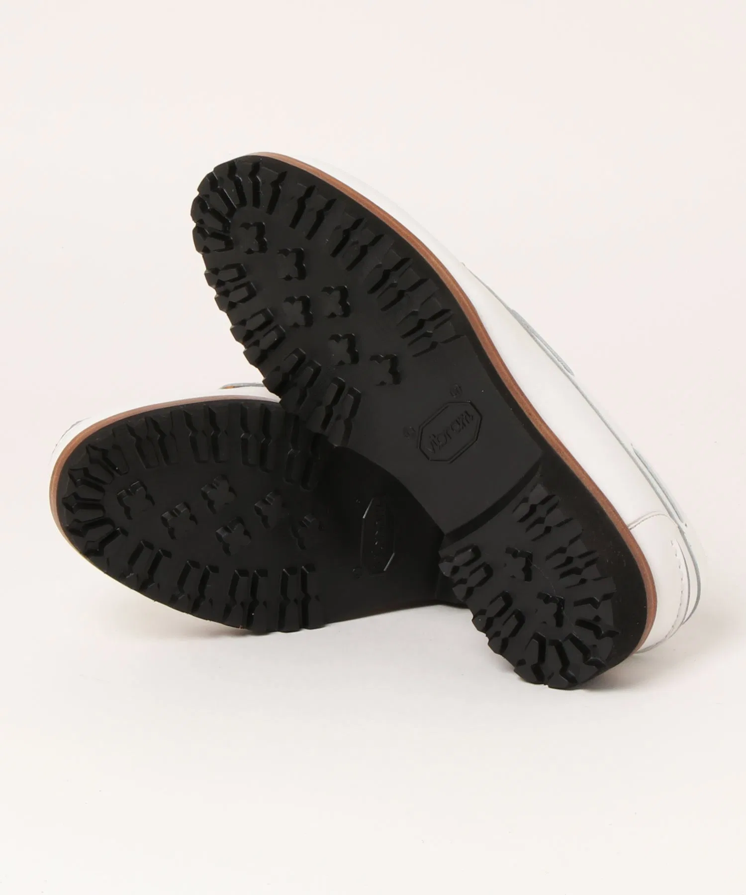 Мужские и женские мокасины/дека-обувь Jalan Sriwijaya 98978 CALF WHITE VIBRAM SOLE — фото 3