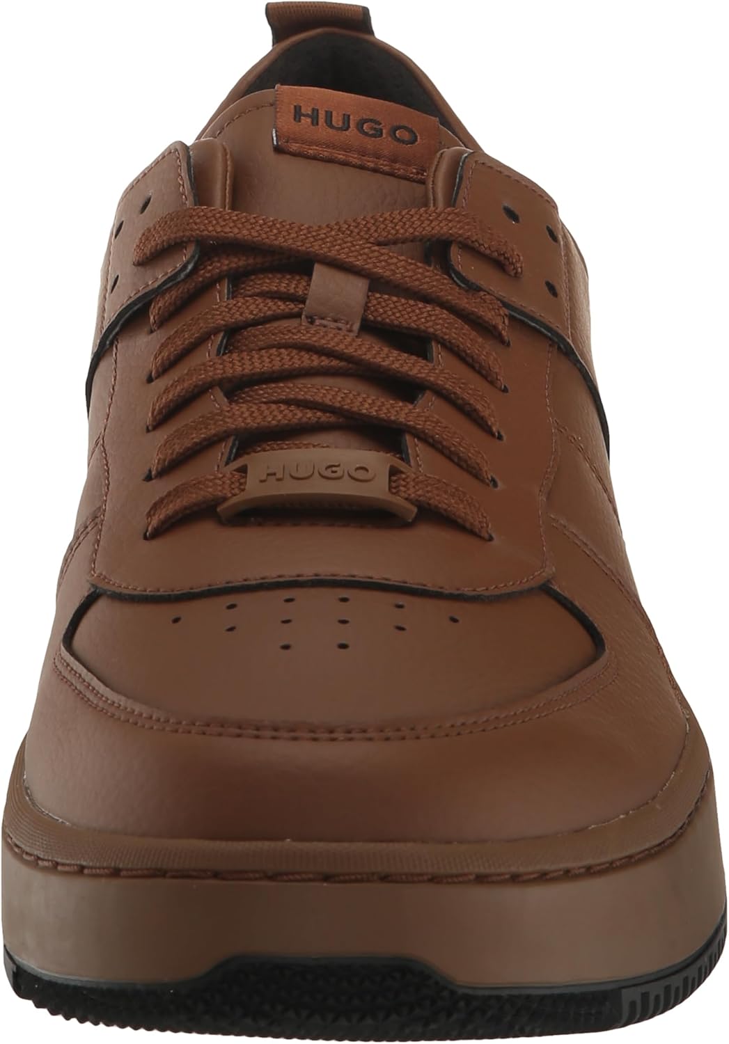 Мужские кроссовки Hugo Mens Kilian в ретро-стиле с двухцветным дизайном, Medium Oak — фото 2
