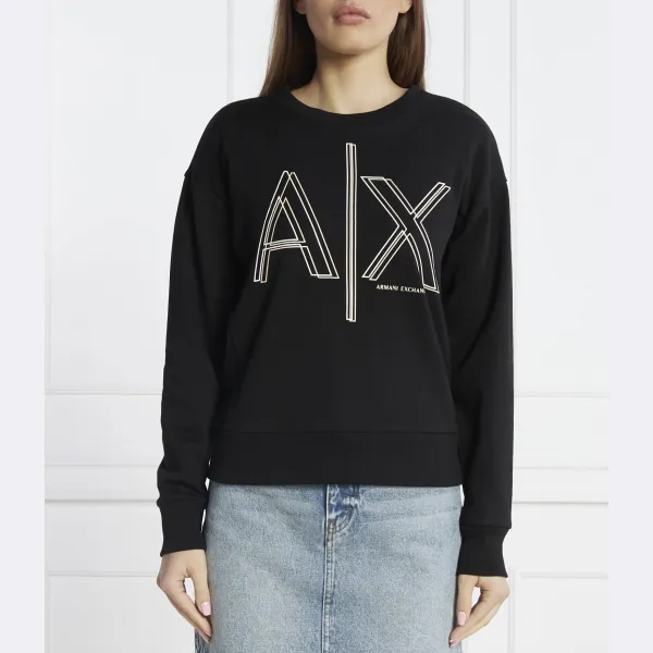 

Толстовка обычного кроя Armani Exchange, черный