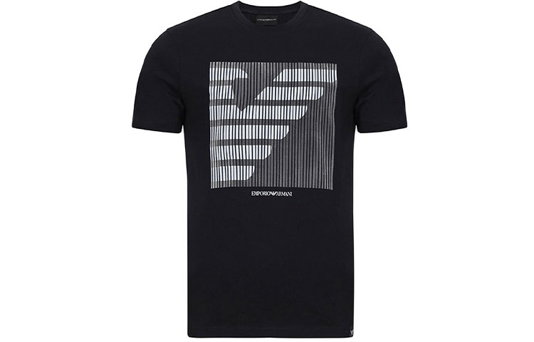 

Футболка мужская черная SS21 EMPORIO ARMANI