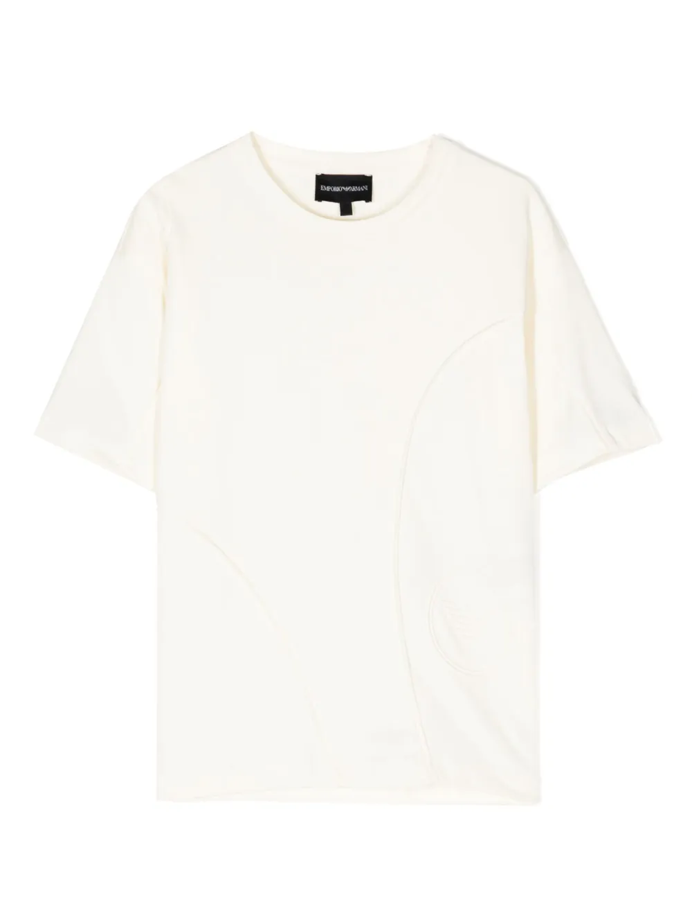 

Футболка со швами Emporio Armani Kids, нейтральный