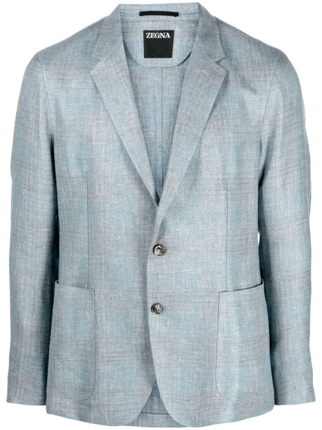 

Zegna однобортный пиджак, синий