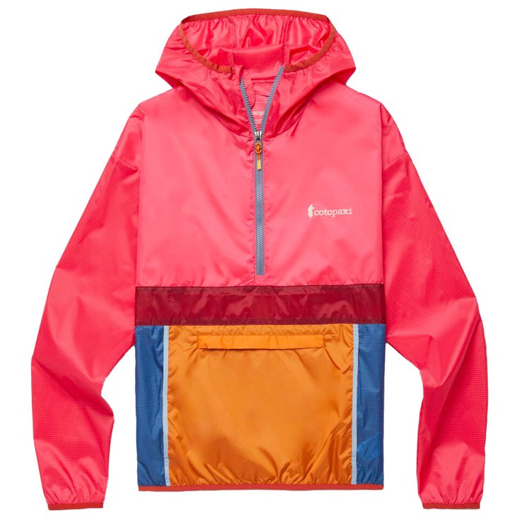 

Куртка с капюшоном, полумолния, ветровка, цвет лавы - xs Cotopaxi