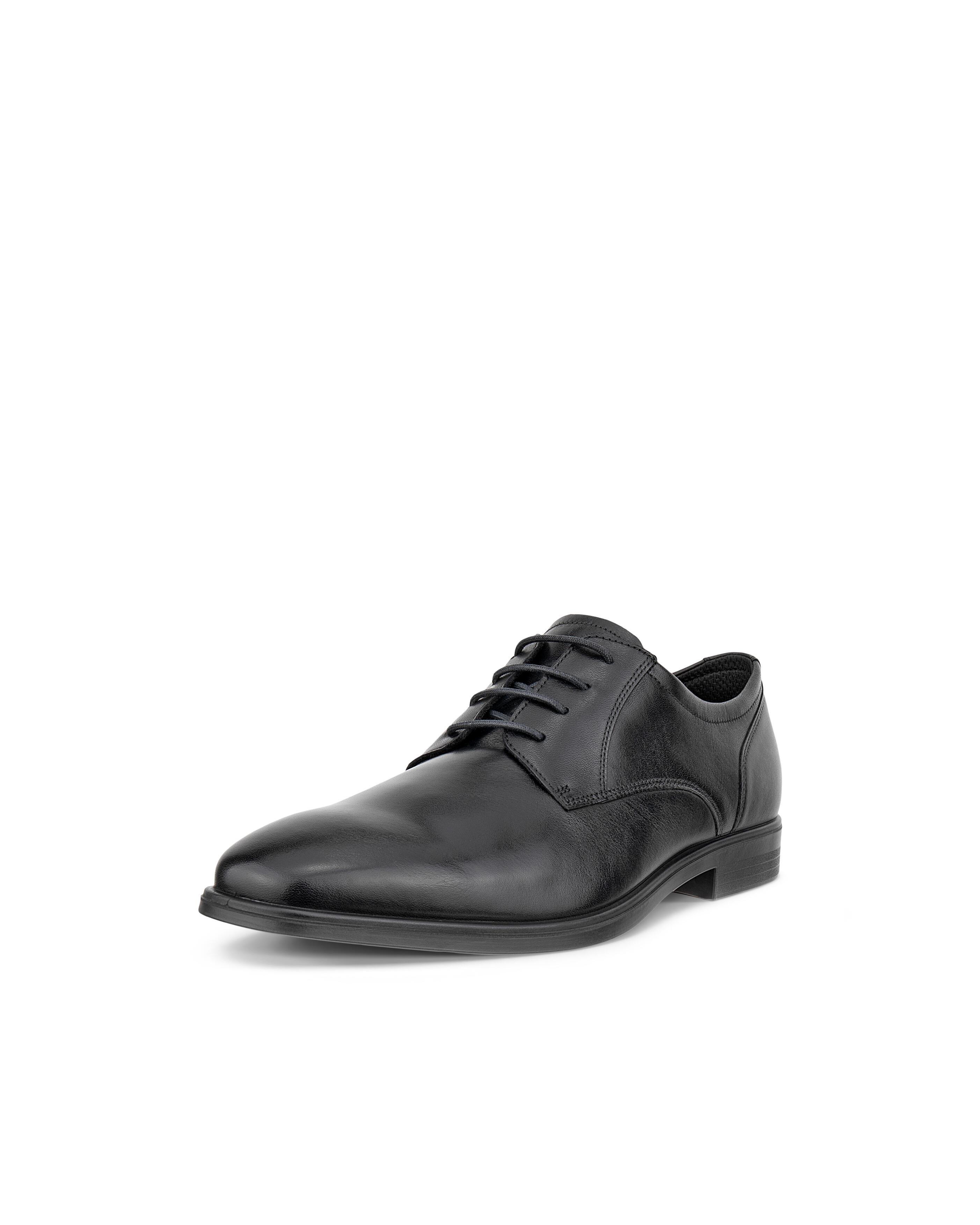 Удобные кожаные туфли из легкой высококачественной кожи от QUEENSTOWN ECCO, BLACK